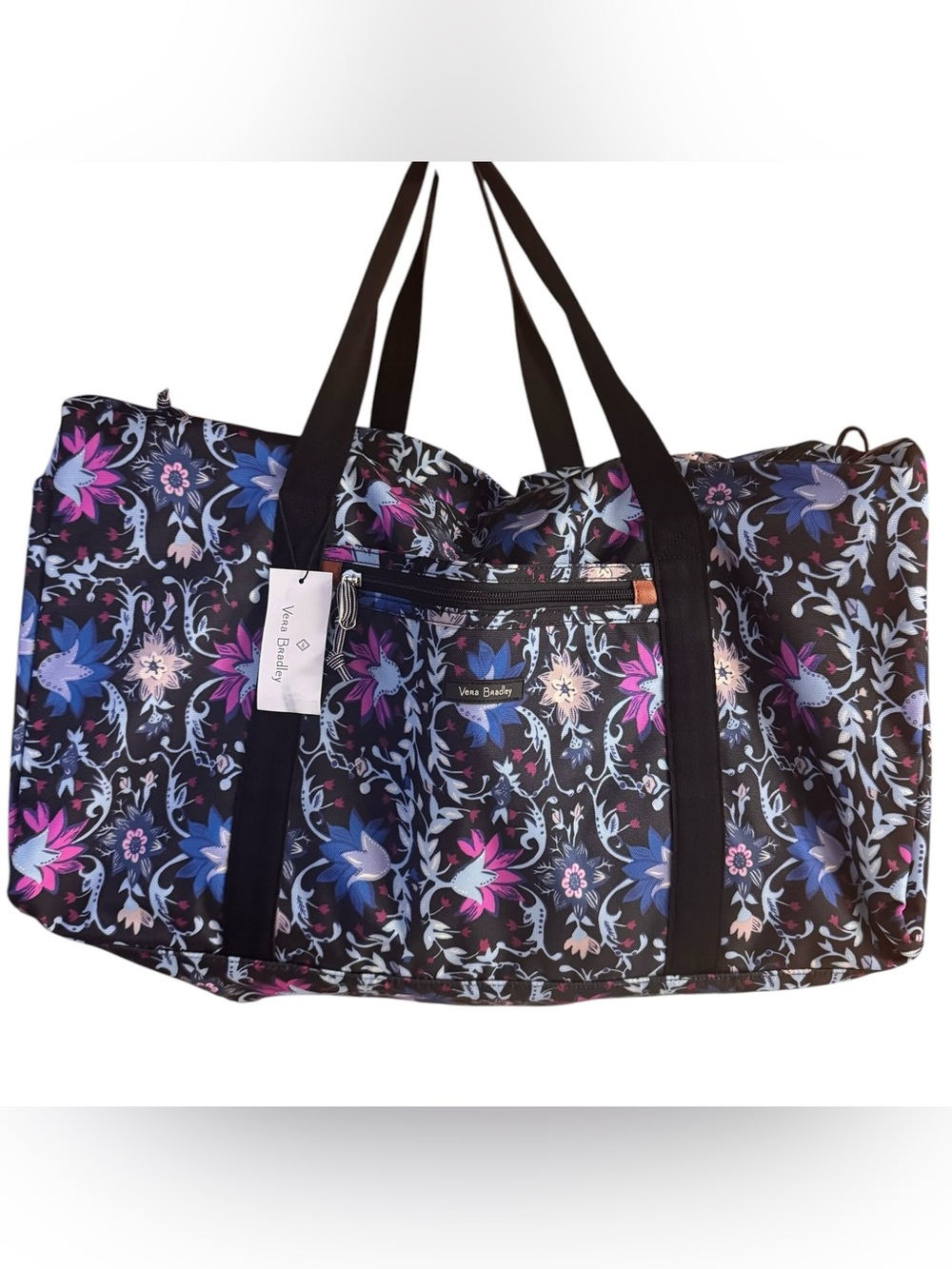NWT Vera Bradley Large Travel Tote Weekender Floral Overnight Bag